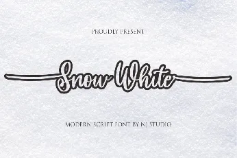 Snow White font