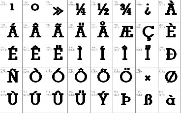 Men Nefer font