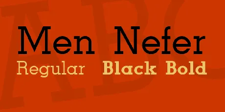 Men Nefer font