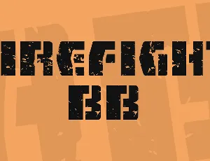 FireFight BB font