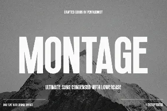 Montage font