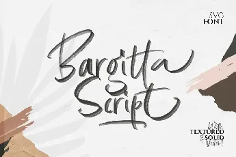 Bargitta Solid font