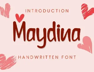 Maydina Handwritten font