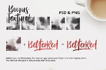 Bitter Rose Brush font