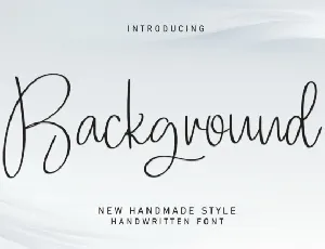 Background Script font