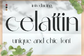 Celattin font