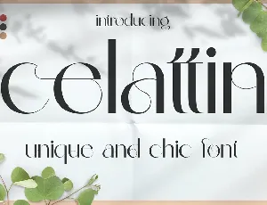 Celattin font