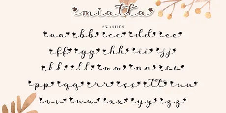 Miatta font