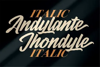 Andylante Jhondyle font