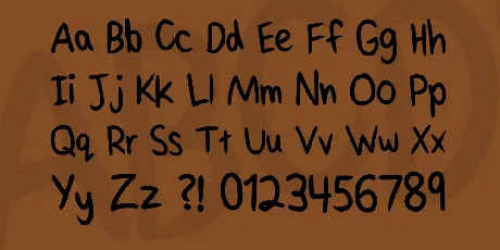 Brendohand font