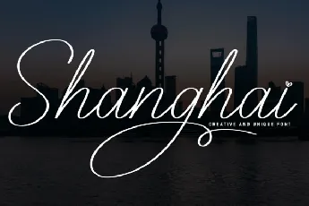 Shanghai Script font