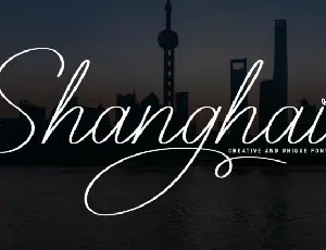 Shanghai Script font