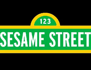 Sesame Street font