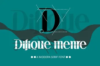 Difique Menre Serif font