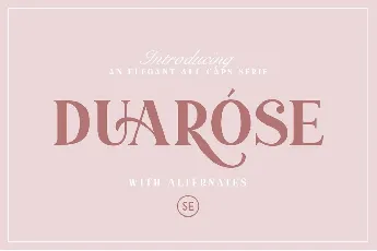 Duarose font