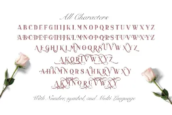 Duarose font