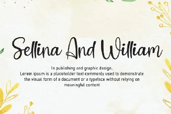 William Christmas Script font