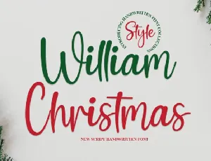 William Christmas Script font