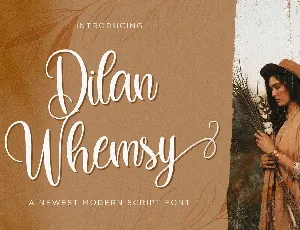 Dilan Whemsy font