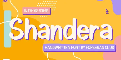 Shandera Demo font