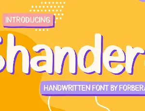 Shandera Demo font