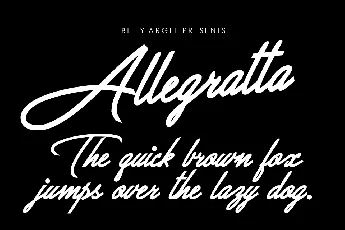 Allegratta Personal Use font