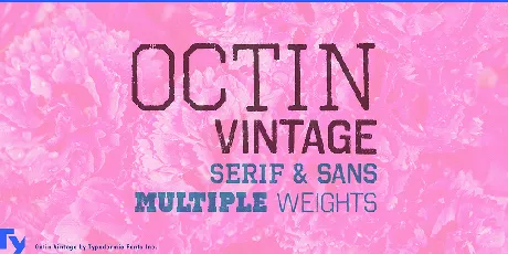 Octin Vintage font