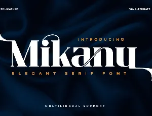 Mikanu font