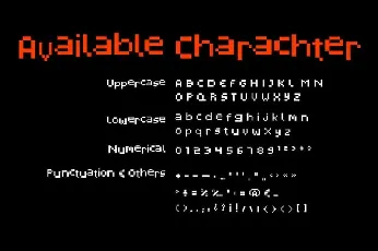 Pixelated Display font