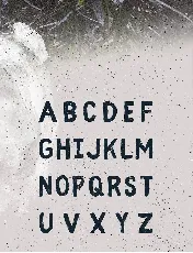 Fibre font