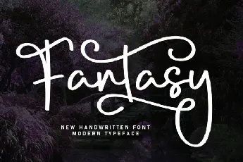 Fantasy Script Typeface font