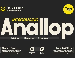 Anallop font