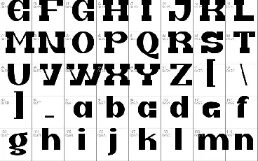 NESIA font