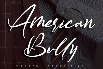 American Bully Handwritten font