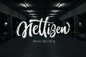 Nettizen Script Free font