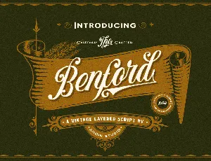 Benford DEMO font