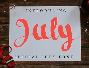 July font
