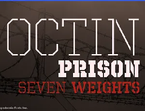 Octin Prison font