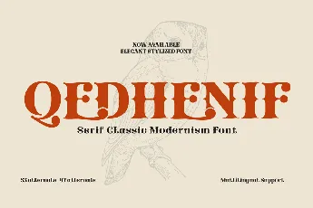 Qedhenif font