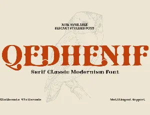 Qedhenif font