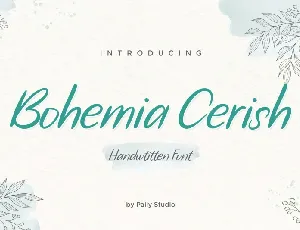 Bohemia Cerish font