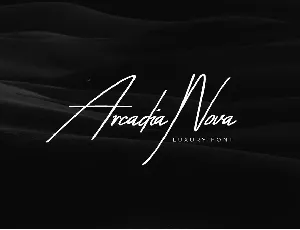 Arcadia Nova font