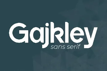 Gajkley font