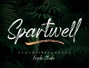 Spartwell Handwritten Brush font