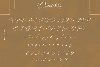 Overstability font