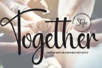 Together Script font