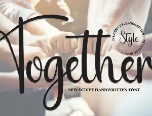 Together Script font