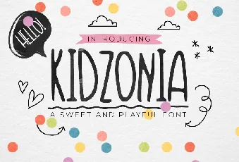 Kidzonia Free font