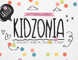 Kidzonia Free font