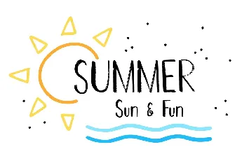 Hot Summer font